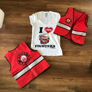 Firefighter Costume for Mom and kids